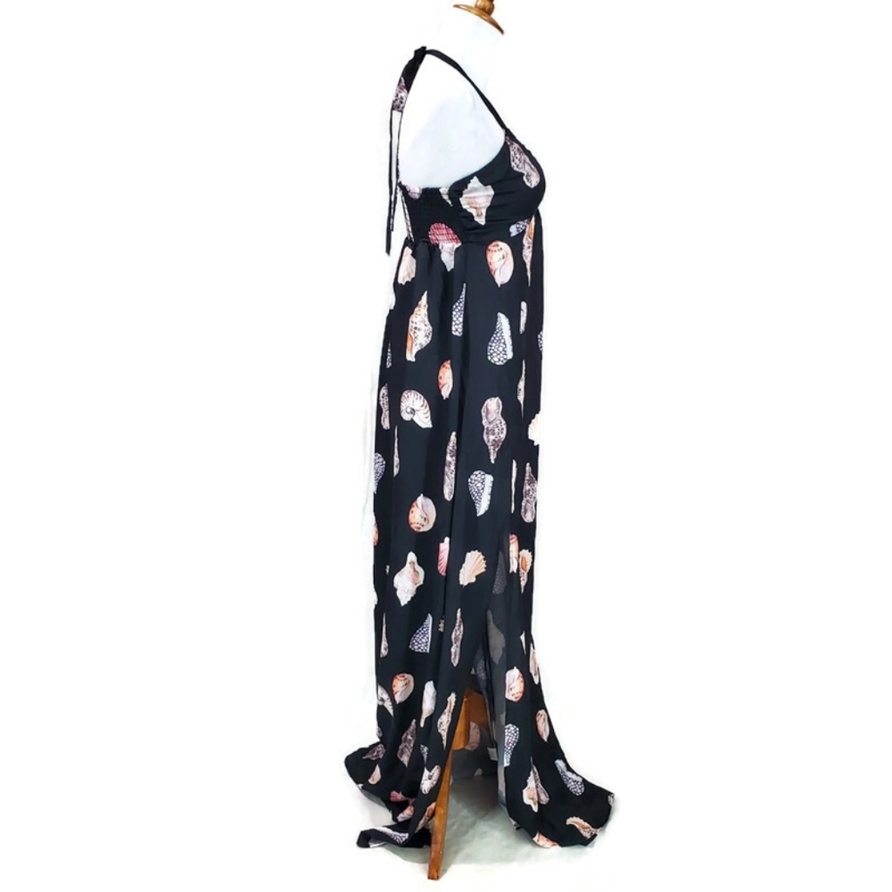 NWT Show Me Your MUMU Weddings Milos Halter Shell Destination Vacation Maxi S - Picture 11 of 16